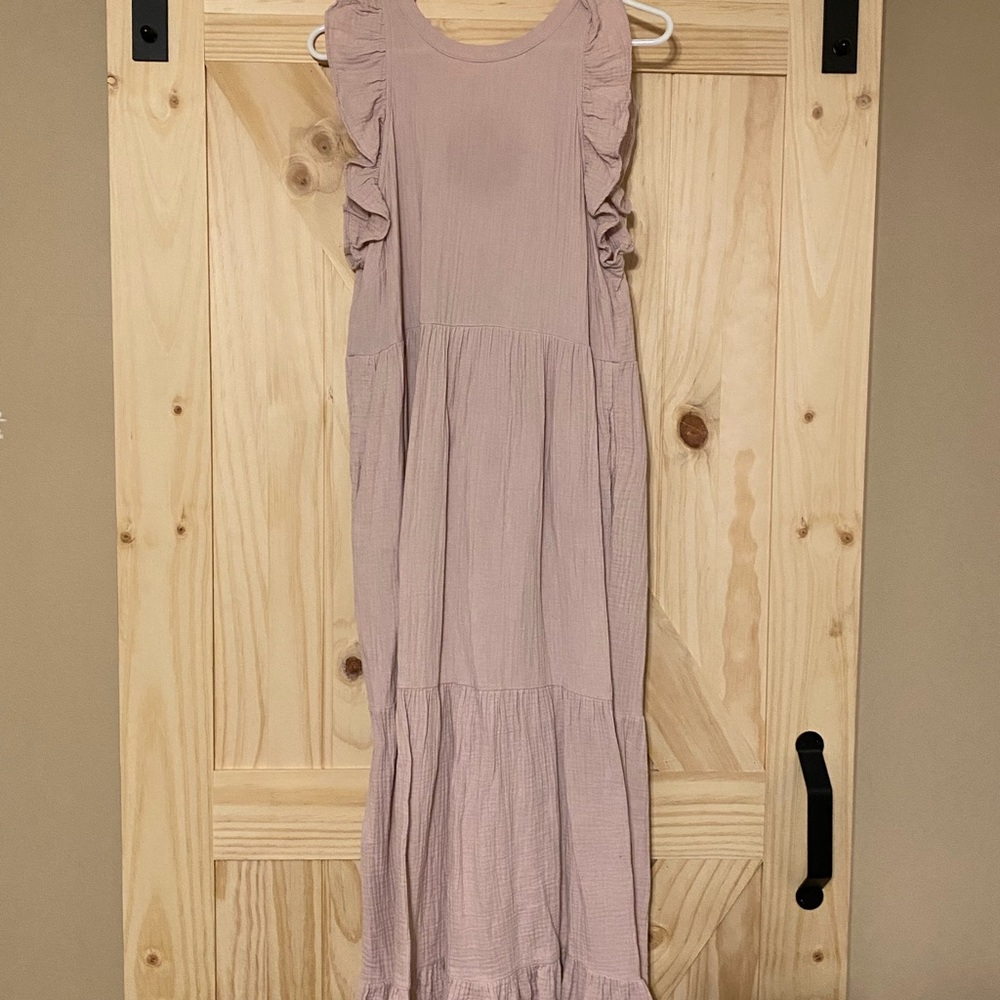 Universal Thread Purple Ruffled Maxi Sundress